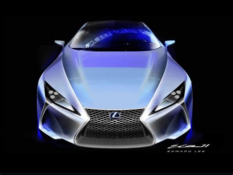 Lexus Lf Lc Concept Design Sketch By Edward Lee Car Body Design