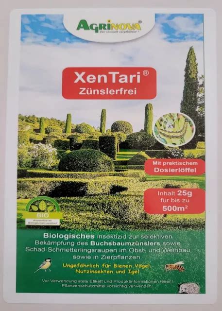 XENTARI ORGANIC BOX Caterpillar Killer Buxus Treatment -- VERY FAST DELIVERY -- £35.00 - PicClick UK