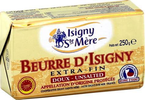 Beurre Isigny Aop Doux Isigny Ste Mère 125g