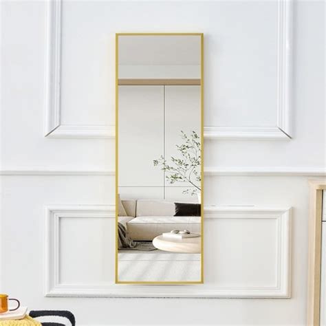 Neutypechic Wood Frame Full Length Mirror, Dressing Mirror, Decorative ...