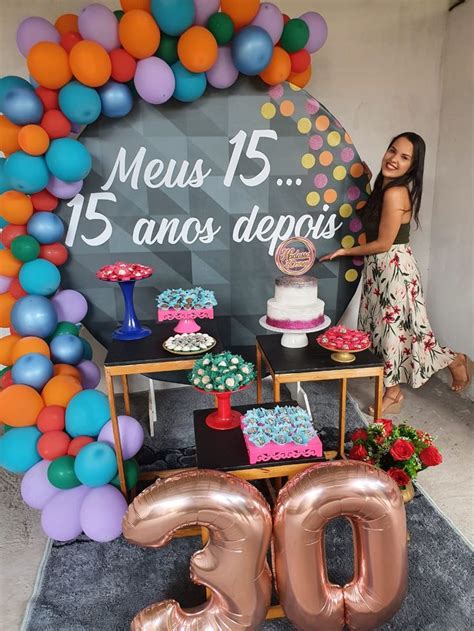 Pin de Danielle Melo em 40 anos Decorações de aniversário de 30 anos