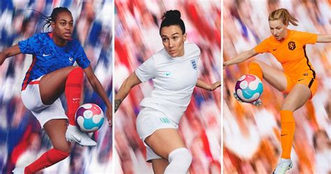 Le Nuove Maglie Nike Delle Nazionali Femminili Impegnate A Euro 2022 In