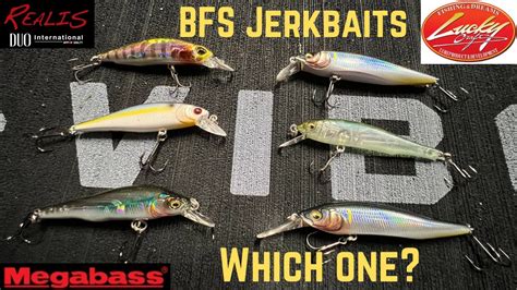 Tiny Bfs Jerkbaits For Bass Which One Is Best For You Youtube