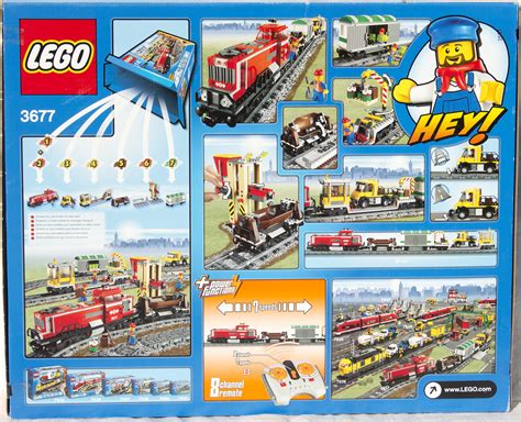 LEGO 3677 RED CARGO TRAIN