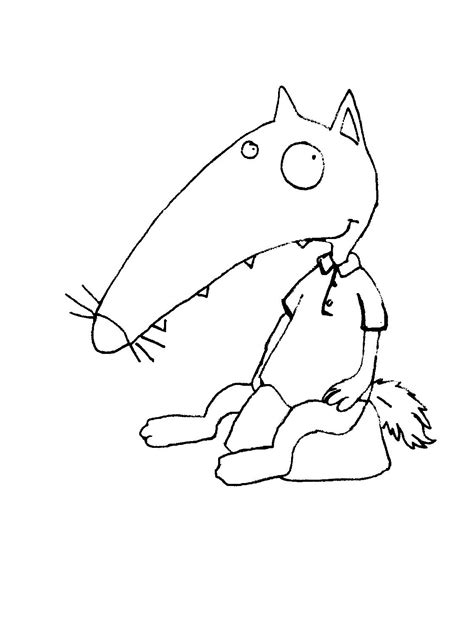 Aimable Coloriage Petit Loup Pics Idee De Coloriage