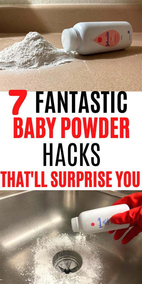 Fantastic Baby Powder Hacks That Ll Surprise You Baby Powder Uses