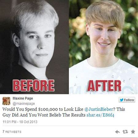 Man Spends To Look Like Justin Bieber The Standard Entertainment