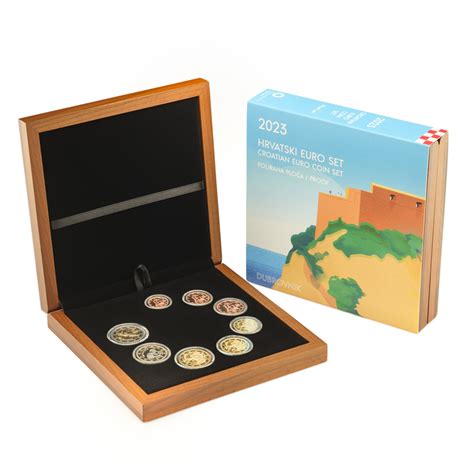 The First Croatian Official Set Of Euro Coins 2023 In Proof Quality