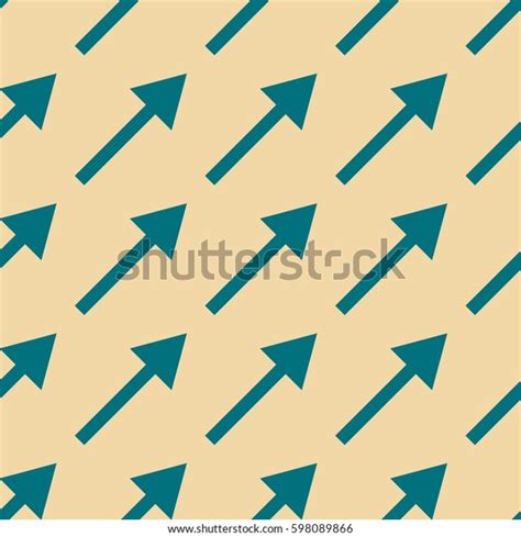 Seamless Vector Pattern Blue Diagonal Cursors Stock Vector Royalty