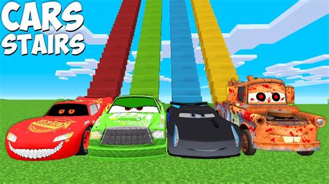 I Found New Stairs Of Cars Lightning Mcqueen Exe Jackson Storm Matter