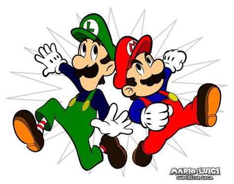 Classic Mario and Luigi by superminer on DeviantArt