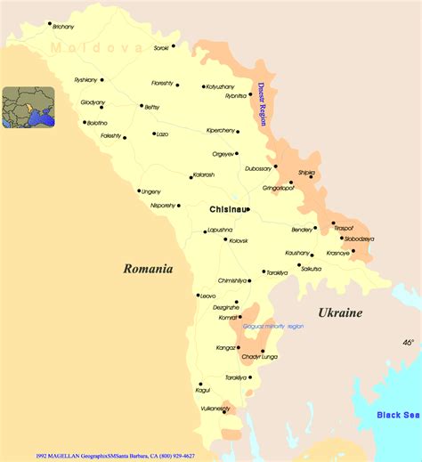 Moldovan Map