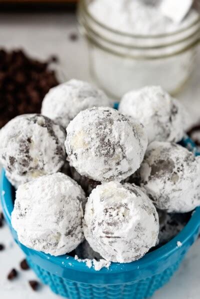 Double Chocolate Snowball Cookies Crazy For Crust