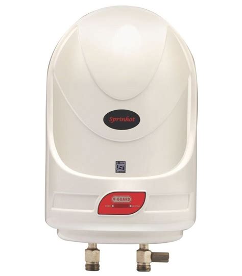 V Guard Litre Sprinhot Electric Instant Water Heater 51 OFF