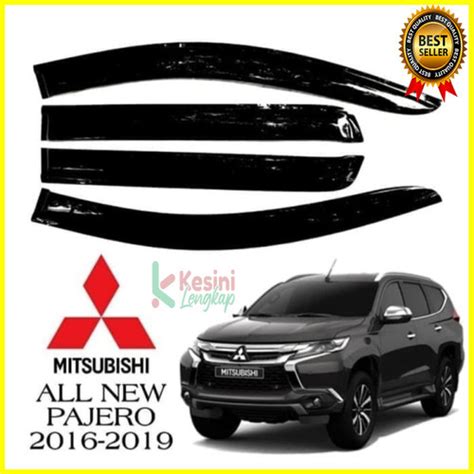 Jual Talang Air Hujan Mobil All New Pajero Slim Bahan Acrylic No