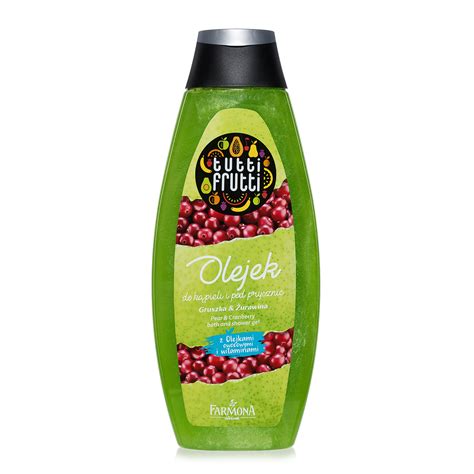 Gel De Baie Si Dus Pere Si Merisoare Tutti Frutti 425 Ml Farmacia