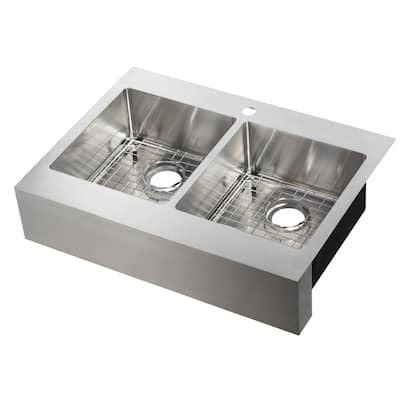 Cmi Brimley Retrofit Dual Mount Stainless Steel In Hole Single