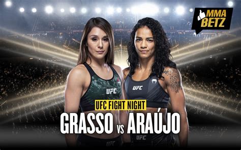 UFC Vegas 62 Grasso vs Araújo Matchkort sändningstider och info