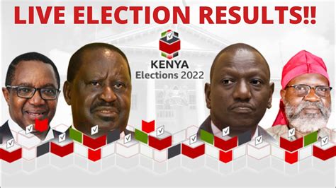 Live Kenya Presidential Election Results Youtube