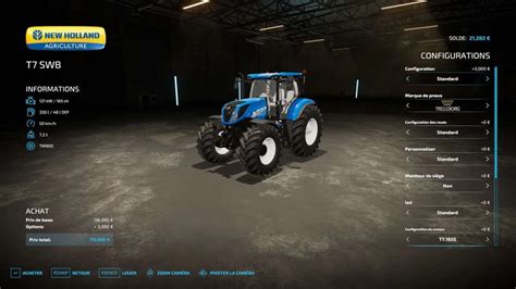 New Holland T7 Swb V1 0 Fs25 Fs22 Mod