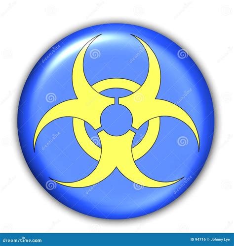 Sign Biohazard Stock Illustration Illustration Of Blue 94716