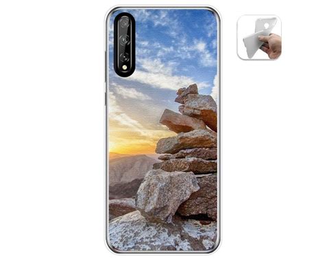 Funda Gel Tpu para Huawei P Smart S Y8p diseño Sunset Dibujos Miravia