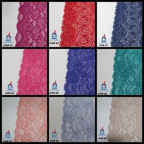 Metros De Renda Lycra Para Lingerie Largua Cm Frete Gr Tis