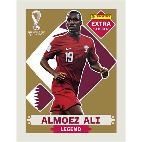 Figurinha Legend Gold Almoez Ali Copa Qatar Shopee Brasil