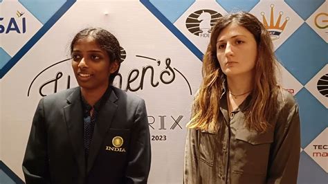 Interview With Vaishali R Nino Batsiashvili FIDE Women S Grand Prix