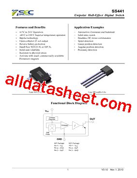 SS441EUA Datasheet(PDF) - SEC Electronics Inc.