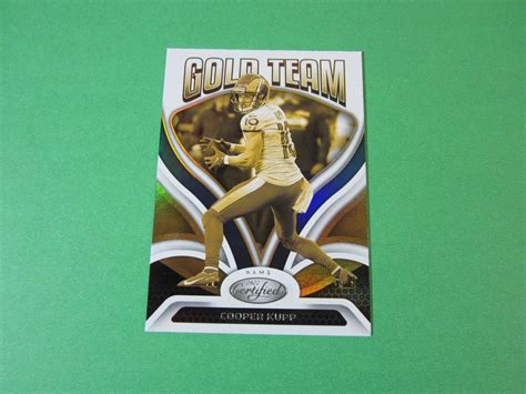 Cooper Kupp 2022 Panini Certified Gold Team Gt 18 Los Angeles Rams Ebay