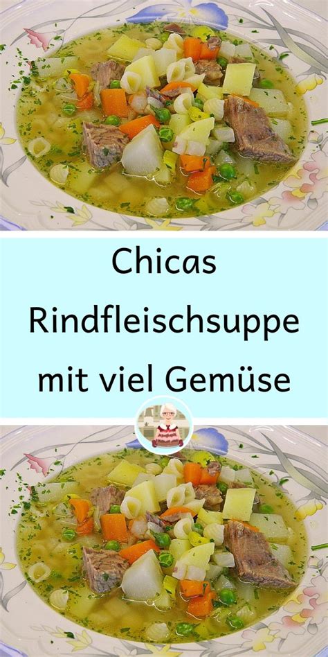 Chicas Rindfleischsuppe Mit Viel Gem Se