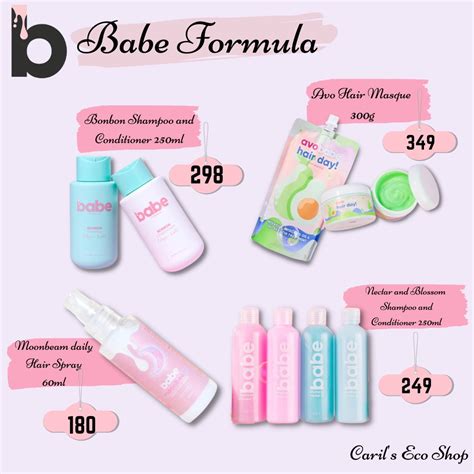 Babe Formula Bonbon Shampoo And Conditioner Shopee Philippines