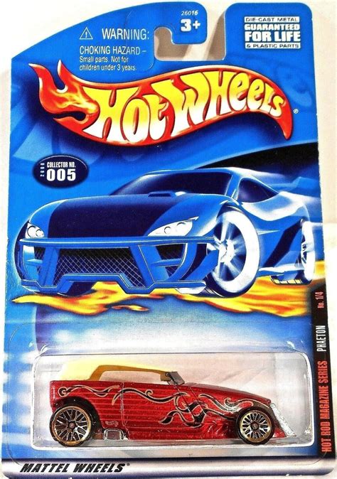 Hot Wheels Phaeton Red Hot Rod Magazine Edition Perfect Birthday Gift Miniature Collectable