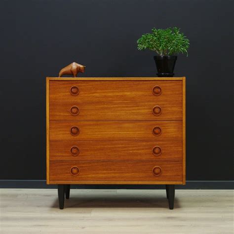 Danish Design Chest Of Drawers In Teak