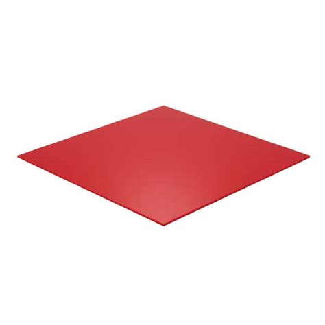 Falken Design 24 In X 72 In X 1 8 In Thick Acrylic Red 2157 Sheet