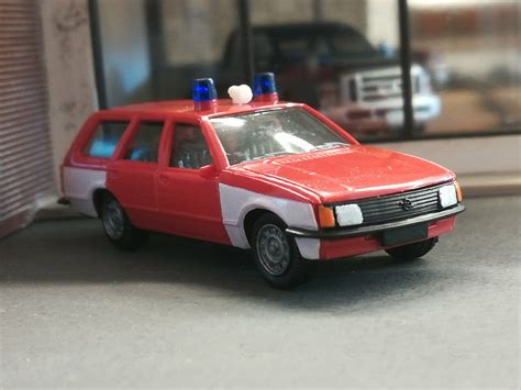 Opel Rekord E Caravan Modellauto Herpa In Rot Von Mitglied Er