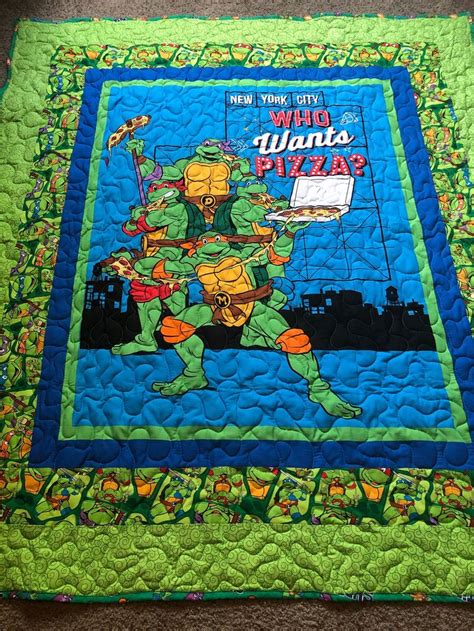 The Teenage Mutant Ninja Quilt Is On Display