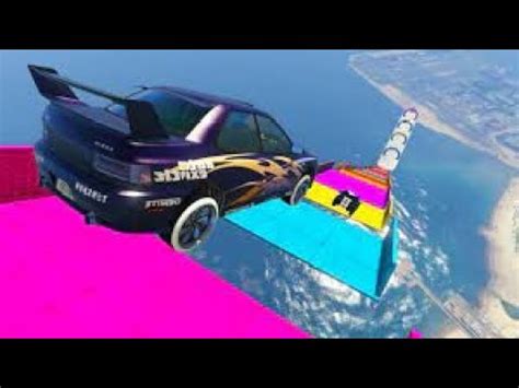 MEGA RAMPA IMPOSIBLE 99999 GTA 5 ONLINE YouTube