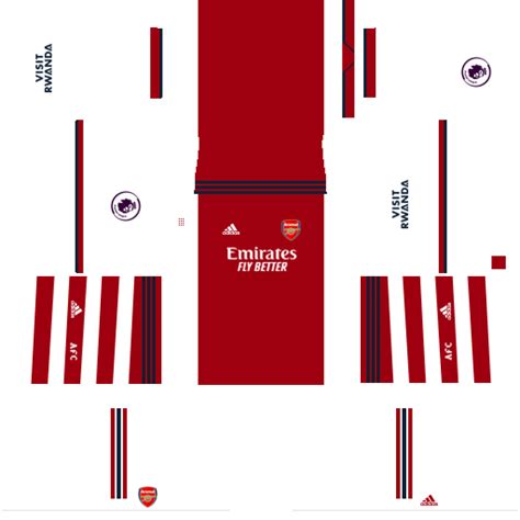 Arsenal Dls Dream League Soccer Fts Kits Forma Ve Logo