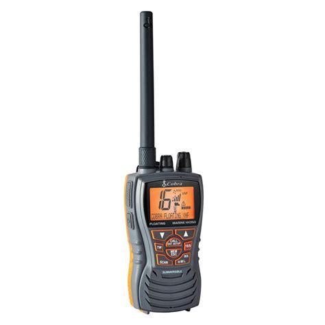 Cobra MR HH350 FLT Floating Marine Radio With Weather