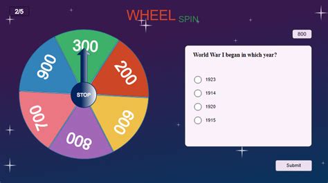 10 Spin The Wheel Game Template - Template Guru