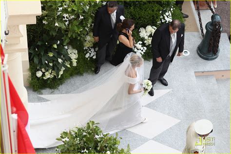 Prince Albert Princess Charlene Monaco Royal Wedding Photo