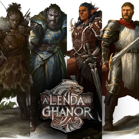 Artstation Characters For Rpg Game A Lenda De Ghanor