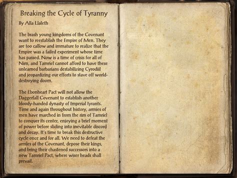 Breaking The Cycle Of Tyranny Elder Scrolls Fandom