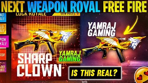 New Weapon Royale Free Fire Upcoming Free Items In Free Fire YouTube