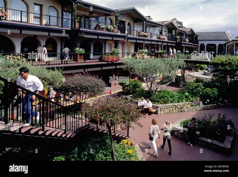 CARMEL PLAZA Shopping Center CARMEL CALIFORNIA Stock Photo, Royalty Free Image: 13578156 - Alamy