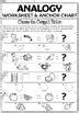 Analogies Activities 40 Analogy Worksheets With Anchor Charts TPT