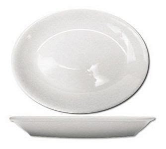 ITI DO 14 Torino Porcelain Oval Coupe Platter 13 1 4 X 9 7 8 1 Doz