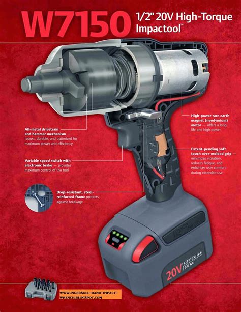 Ingersoll Rand Impact Wrench W 7150 Cordless